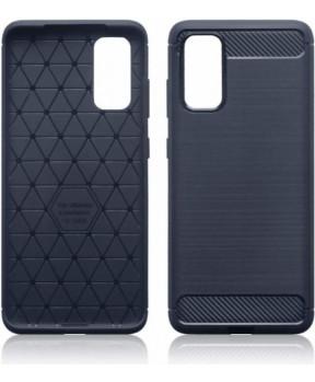 Silikonski ovitek za Samsung Galaxy S20 Plus G985 - mat carbon črn - slika 3