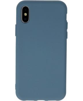Silikonski ovitek za Samsung Galaxy S20 Plus G985 - mat sivo moder - slika 3