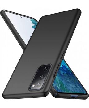 Silikonski ovitek za Samsung Galaxy A22 A226 5G - mat črn - slika 3