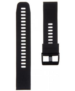 Silikonski pašček za uro 22 mm - Quick Fit - Fenix 5 / 6 - črn - slika 2