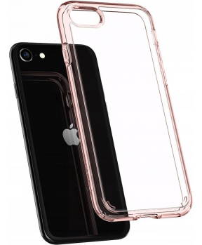Spigen Ultra Hybrid ovitek za iPhone 7 / 8 / SE 2020 prozorno roza - slika 2