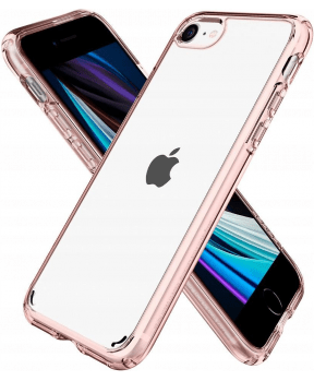 Spigen Ultra Hybrid ovitek za iPhone 7 / 8 / SE 2020 prozorno roza - slika 5