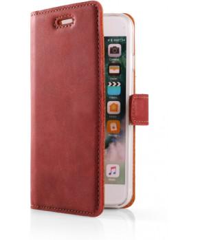 Surazo Onasi preklopna torbica za iPhone 8 - usnjena - rdeča - slika 3