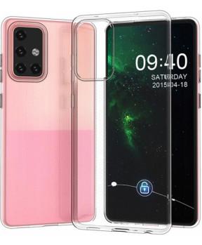 Ultra tanek silikonski ovitek za Samsung Galaxy A72 A726 - prozoren - slika 3