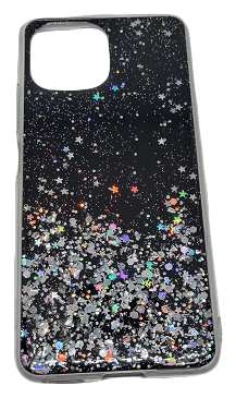Silikonski ovitek z bleščicami SPARKLE za Samsung Galaxy A33 5G A336 - črn