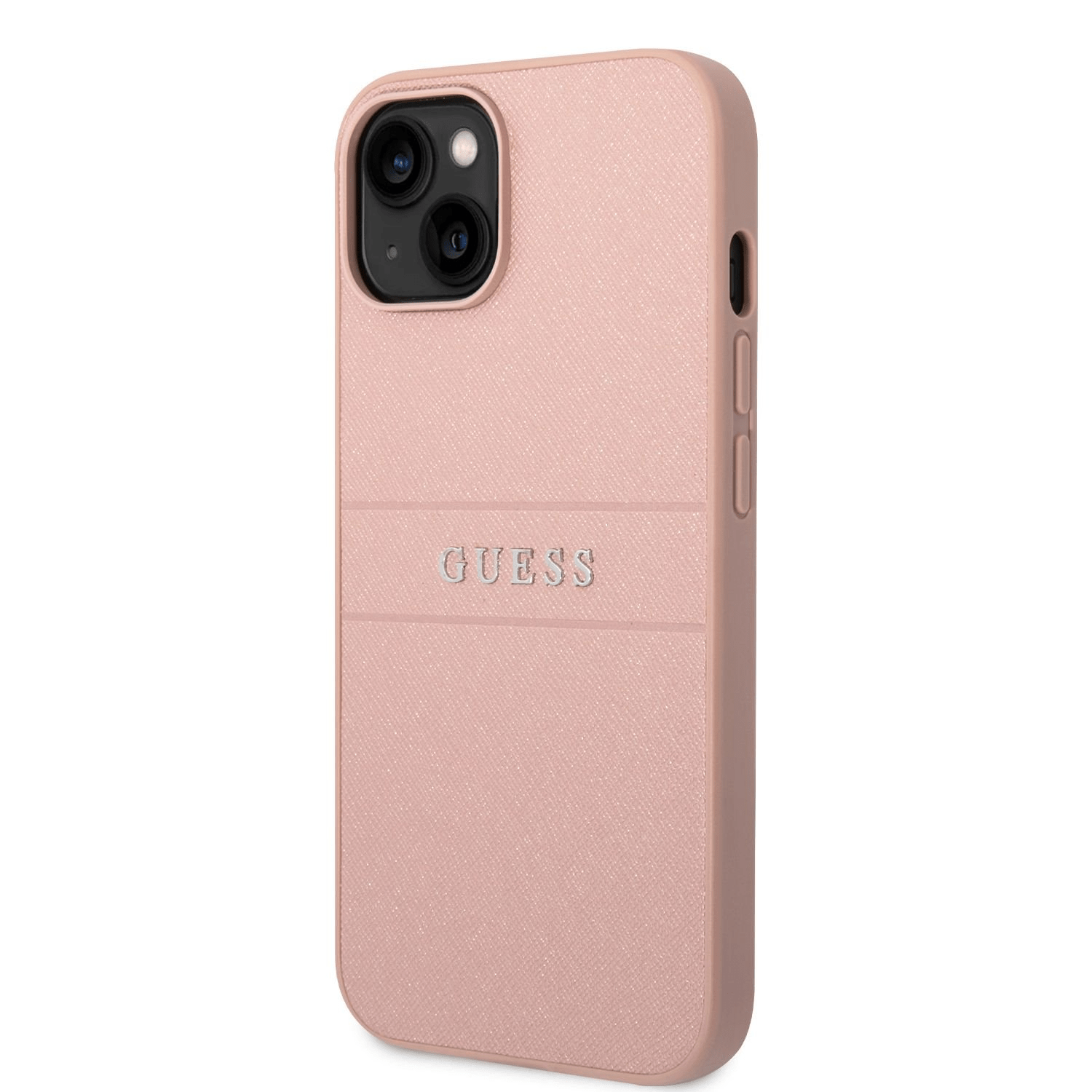 GUESS GUHCP14MPSASBPI usnjen ovitek za iPhone 14 Plus 6.7 - roza