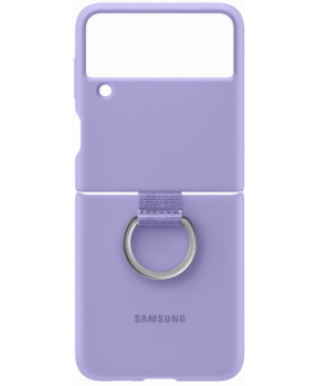 SAMSUNG original silikonski Ring Case ovitek EF-PF711TVE za SAMSUNG Galaxy Z Flip 3 F711 - vijola - slika 2