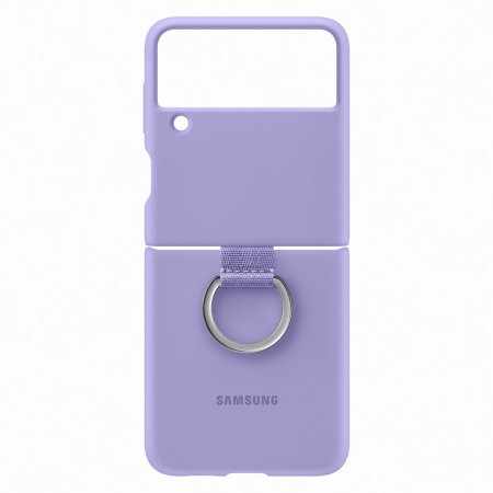 SAMSUNG original silikonski Ring Case ovitek EF-PF711TVE za SAMSUNG Galaxy Z Flip 3 F711 - vijola