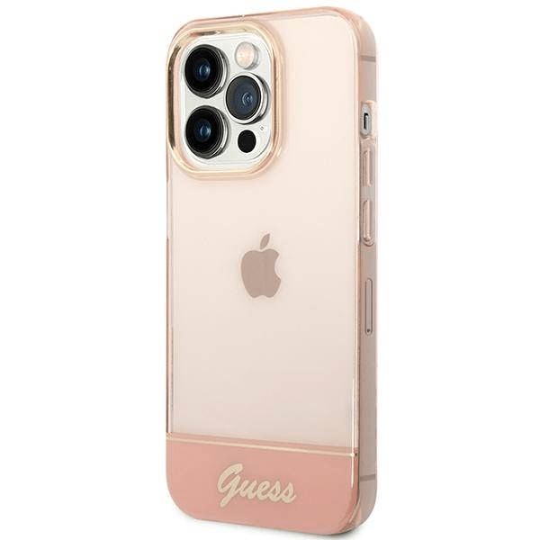 GUESS GUHCP14LHGCOP ovitek za iPhone 14 Pro - roza