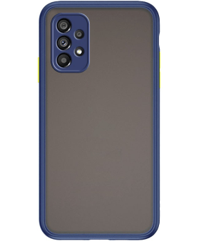 Silikonski ovitek s trdim zadnjim delom za Samsung Galaxy A23 - moder - slika 2
