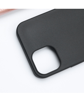 Silikonski ovitek za iPhone 14 Pro Max - mat črn - slika 4