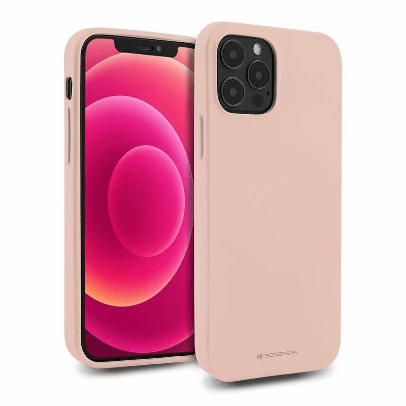 Goospery Soft Feeling silikonski ovitek za iPhone 14 Pro Max - bež