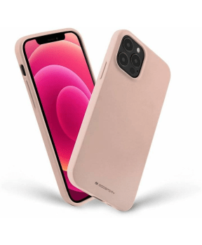 Goospery Soft Feeling silikonski ovitek za iPhone 14 Pro Max - bež - slika 4