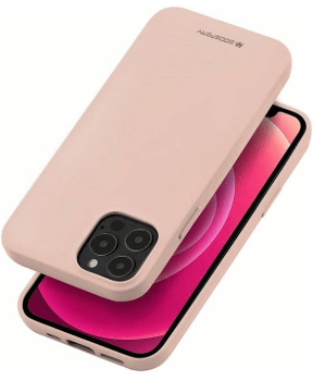Goospery Soft Feeling silikonski ovitek za iPhone 14 Pro Max - bež - slika 5