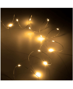 Rebel novoletne LED lučke za notranjo uporabo (topla bela), 50 mini lučk 5,2m - slika 2