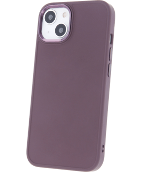 Satin silikonski ovitek za iPhone 14 6.1 - vijola - slika 4