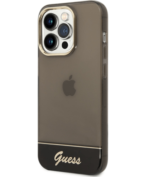 GUESS GUHCP14XHGCOK ovitek za iPhone 14 Pro Max - temno prozoren - slika 3