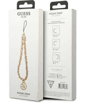 GUESS GUSTSAS4P zapestnica / obesek za telefon - Chain Charms zlata - slika 5