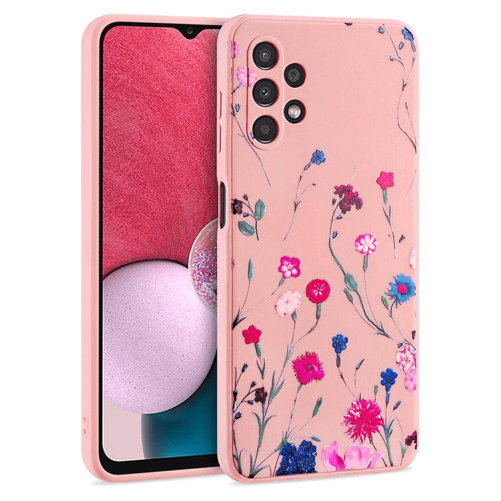 Liquid silikonski ovitek Pomlad za Samsung Galaxy A53 - roza