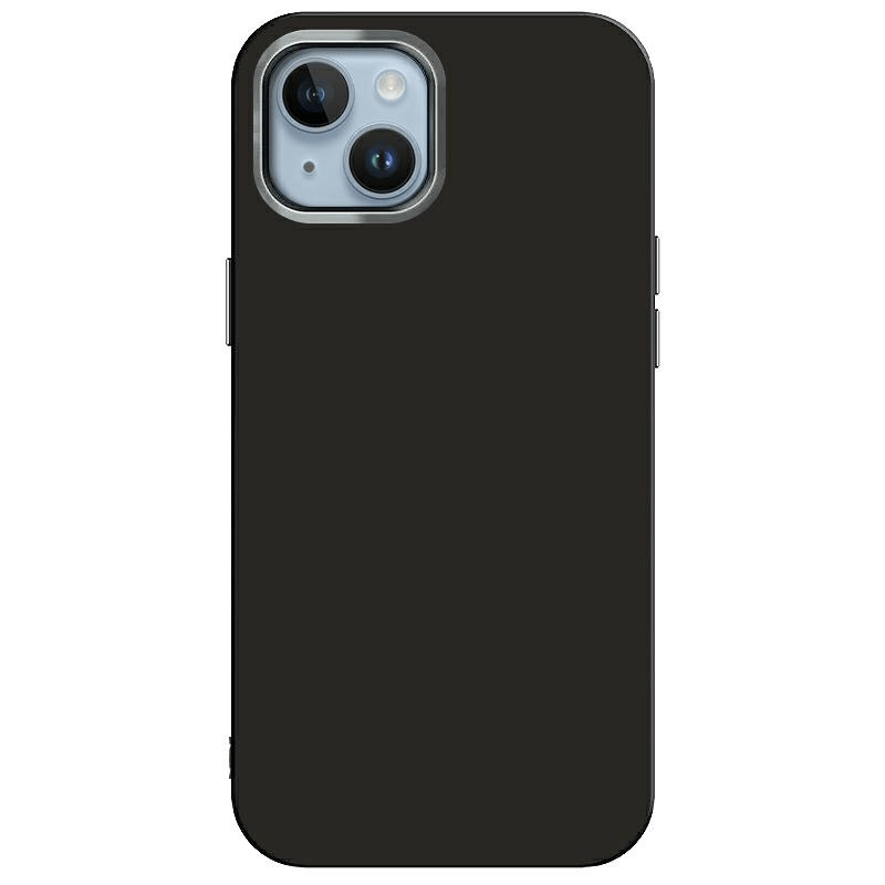 Satin silikonski ovitek za iPhone 13 Pro - črn