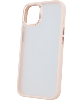 Satin silikonski ovitek za iPhone 14 Pro Max - prozorno roza - slika 2