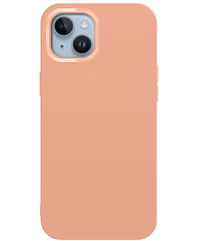 Satin silikonski ovitek za iPhone 14 Pro - mareličen - slika 2