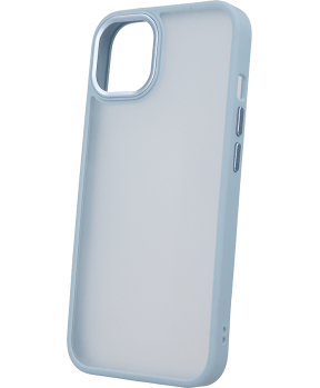 Satin silikonski ovitek za Samsung Galaxy S22 Ultra 5G - prozorno moder - slika 2