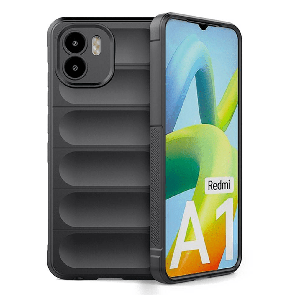 Wave silikonski ovitek za Xiaomi Redmi A1 - črn
