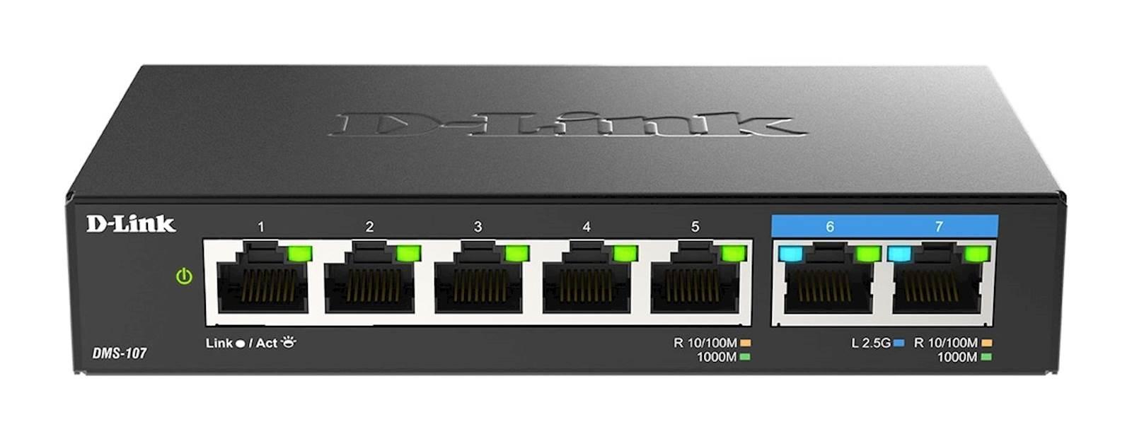 Mrežno stikalo DMS-107 2,5 Gbps - slika 2