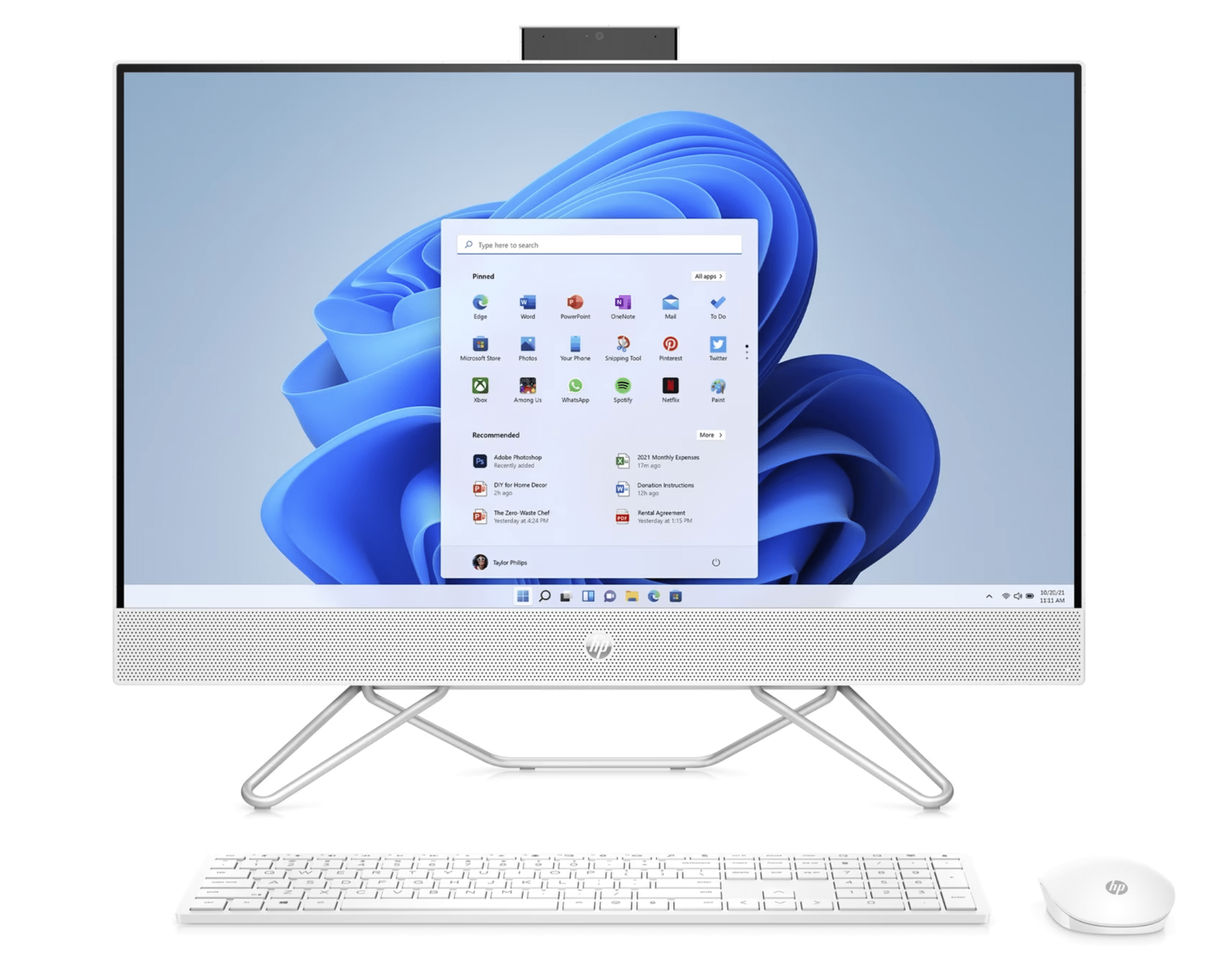Računalnik HP 27-cb1016ns AiO | 27" | i3-12.gen (6 core) / i3 / RAM 8 GB / SSD Disk - HP Renew, Outlet - Odprta embalaža