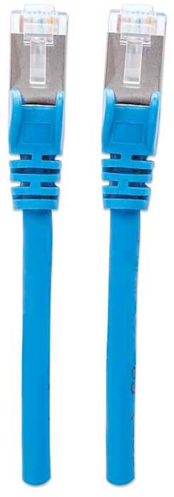 Mrežni kabel Intellinet 0,5m Cat6A moder - slika 2