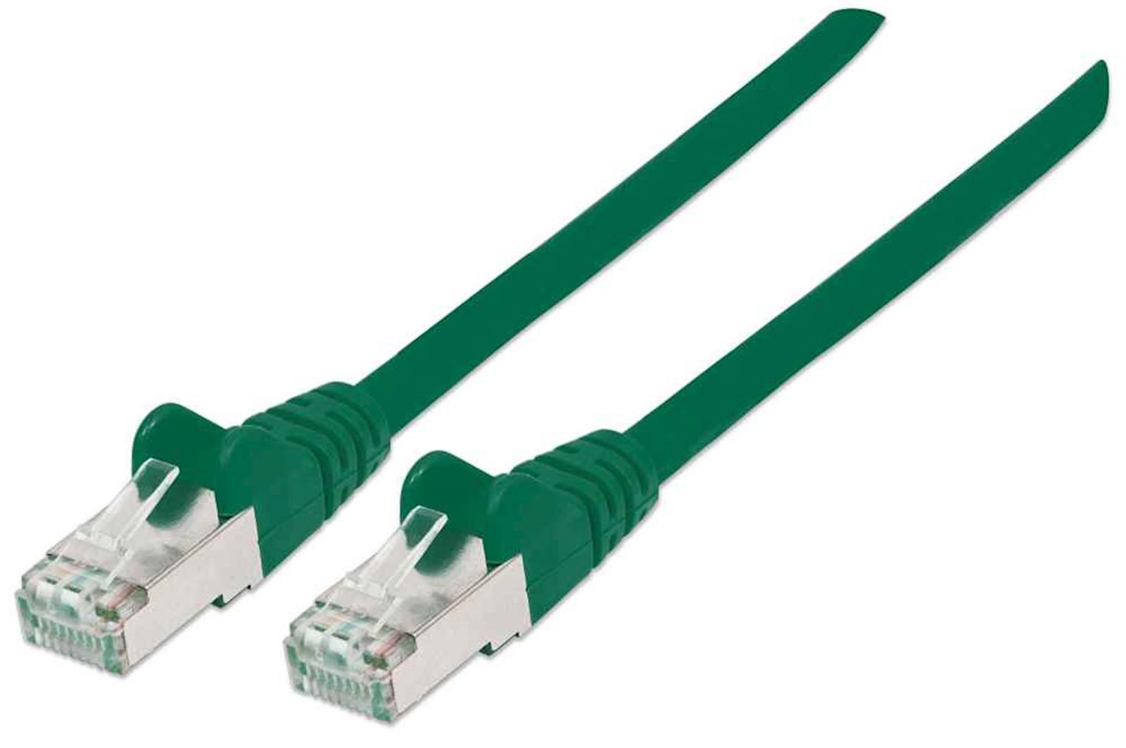 Mrežni kabel Intellinet 2 m Cat6A, CU, zelen