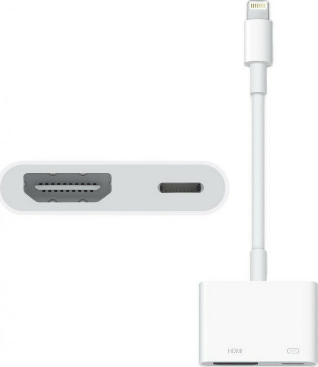 Apple kabel MD826ZM/A HDMI na Lightning HD1080P za prenos slike iz iPhone Apple naprav