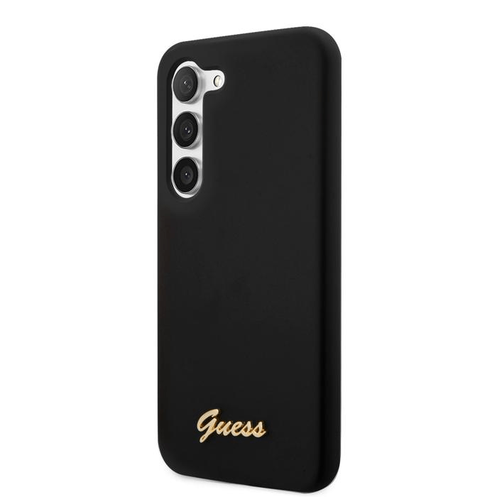 GUESS GUHCS23SSLSMK ovitek za Samsung Galaxy S23 5G - črn