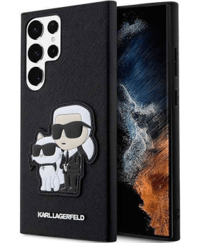 Originalen KARL LAGERFELD ovitek Samsung Galaxy S23 Ultra 5G - IML NFT Full Bodies - črna zaščita - KLHCS23LSANKCPK - slika 2