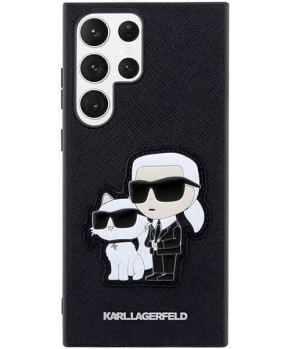Originalen KARL LAGERFELD ovitek Samsung Galaxy S23 Ultra 5G - IML NFT Full Bodies - črna zaščita - KLHCS23LSANKCPK - slika 4