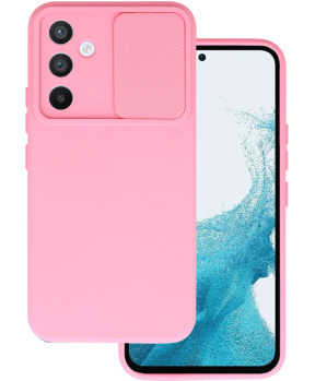 Onasi Lens Cover silikonski ovitek zaščita za Samsung Galaxy A14 - roza - slika 2