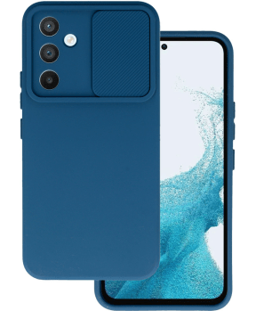 Onasi Lens Cover silikonski ovitek zaščita za Samsung Galaxy A34 - moder - slika 2