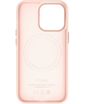Onasi usnjen silikonski ovitek MagSafe za iPhone 14 Pro Max - roza - slika 3