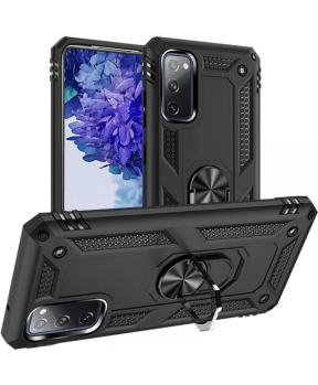 Silikonski ovitek Armor Ring za Samsung Galaxy S23 5G - črn - slika 3