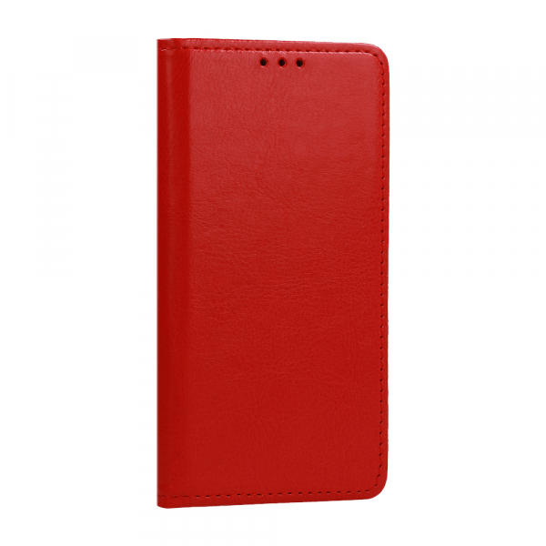Special usnjena preklopna torbica za Samsung Galaxy S23 5G - rdeča