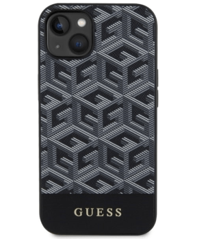 Originalni GUESS ovitek G-Cube GUHMP14SHGCFSEW z Magsafe za iPhone 14 6.1 - črn - slika 4