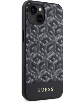 Originalni GUESS ovitek G-Cube GUHMP14SHGCFSEW z Magsafe za iPhone 14 6.1 - črn - slika 5