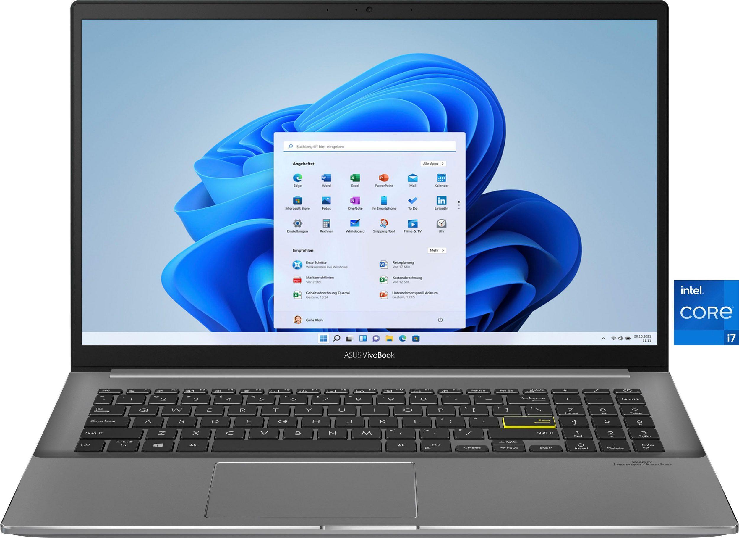Prenosnik Asus VivoBook S15 S533EA-L1976W / i7 / RAM 16 GB / SSD Disk / 15,6″ FHD - Asus Refurbished, Outlet - Odprta embalaža