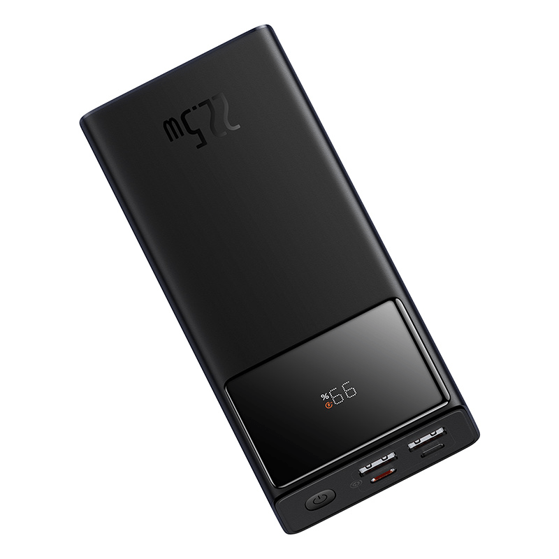 Baseus prenosna baterija Star Lord PPXJ20 powerbank 20.000 mAh 22,5W 2xUSB + 1x Type C - črn