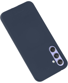 Goospery Soft Feeling silikonski ovitek za Samsung Galaxy A34 - temno moder - slika 3