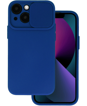 Onasi Lens Cover silikonski ovitek zaščita za iPhone 15 - moder - slika 2