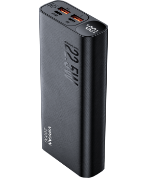 VIPFAN prenosna baterija F07 powerbank 20.000 mAh 22,5W PD 2xUSB + 1x Type C - črn - slika 2