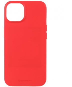 Goospery Soft Feeling silikonski ovitek za iPhone 15 Plus - rdeč - slika 2