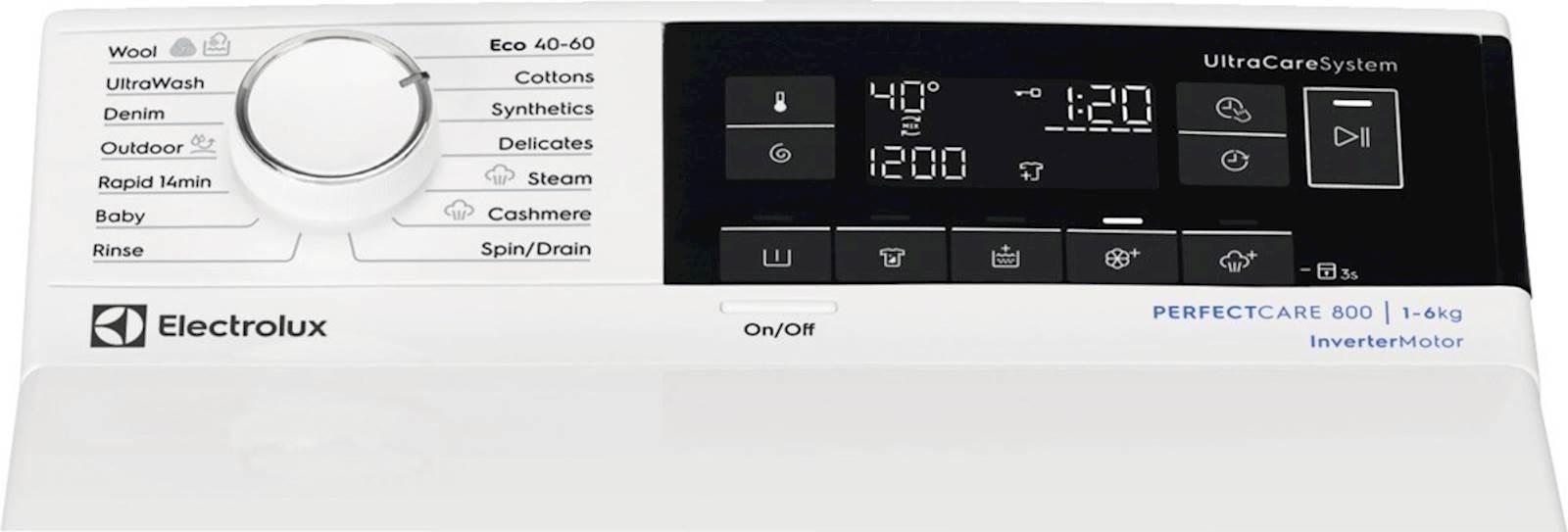 Pralni stroj Electrolux EW8TN3362E, inverter motor, zgornje polnjenje - slika 2